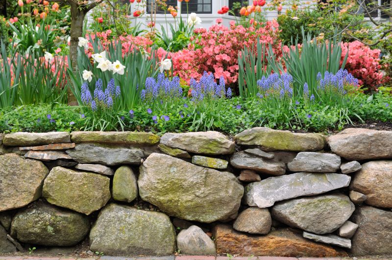 Stone Wall Hardscaping detail