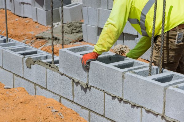 Concrete Blocks Installation in Glen Allen