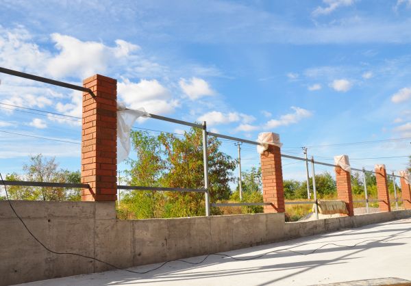 Brick Pillar Installation in Glen Allen